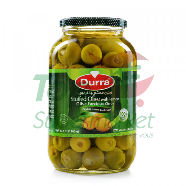 Durra olives farcies au citron 1400gr